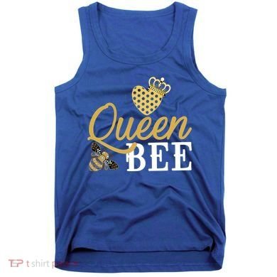 Queen Bee Crown Gift Beekeeper Valentine's Day Funny Gift Tank Top