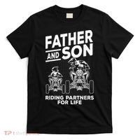 Quad Bike Father And Son Riding Partners For Life ATV T-Shirt thumb 0