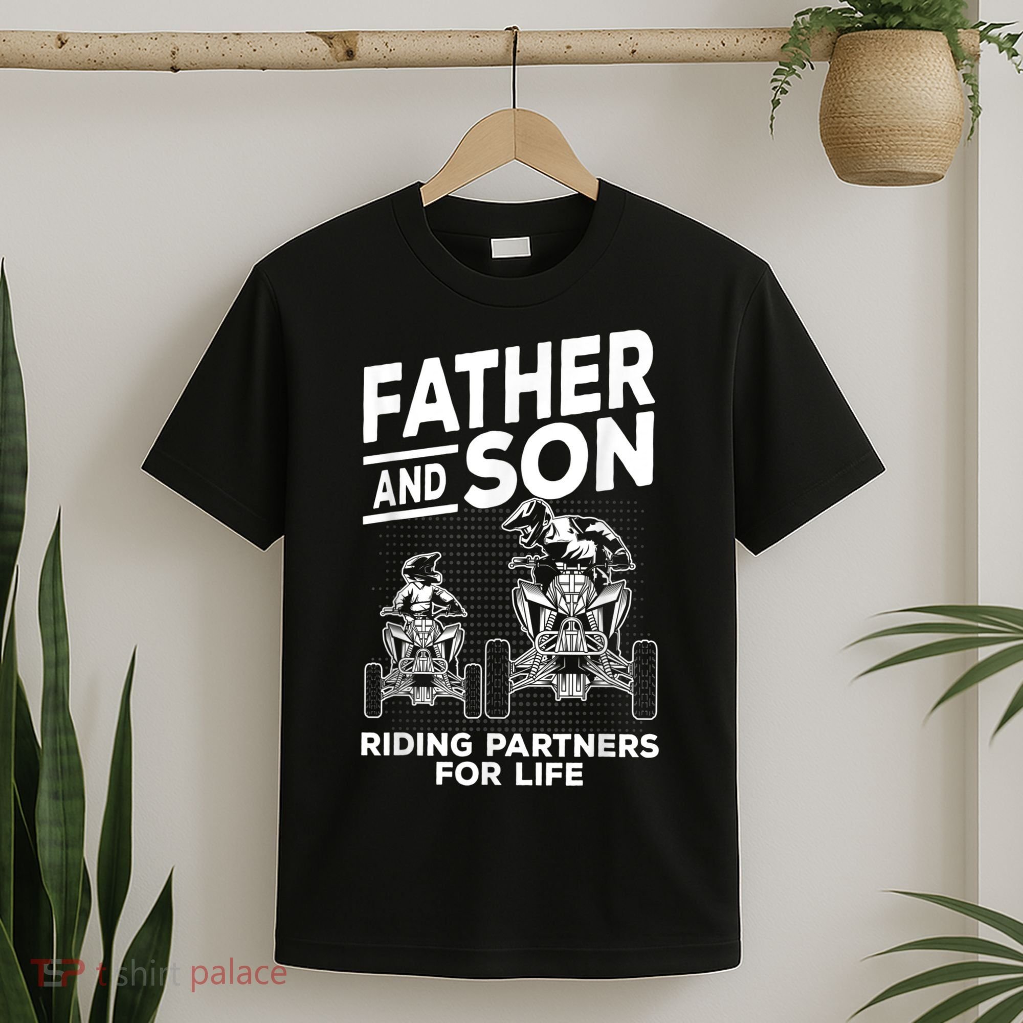 Quad Bike Father And Son Riding Partners For Life ATV T-Shirt