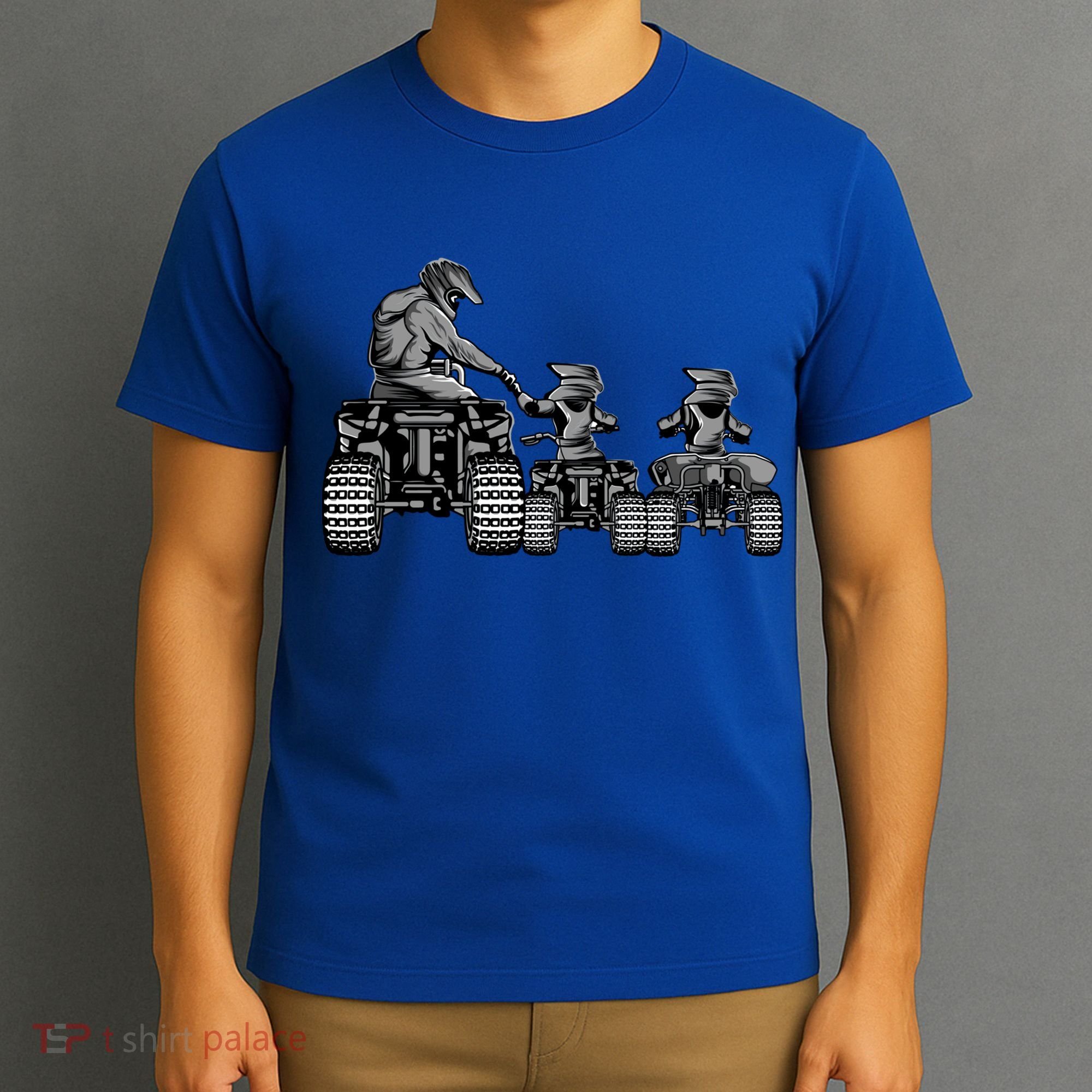 Quad Bike Father And Son Four Wheeler Atv Gift T-Shirt