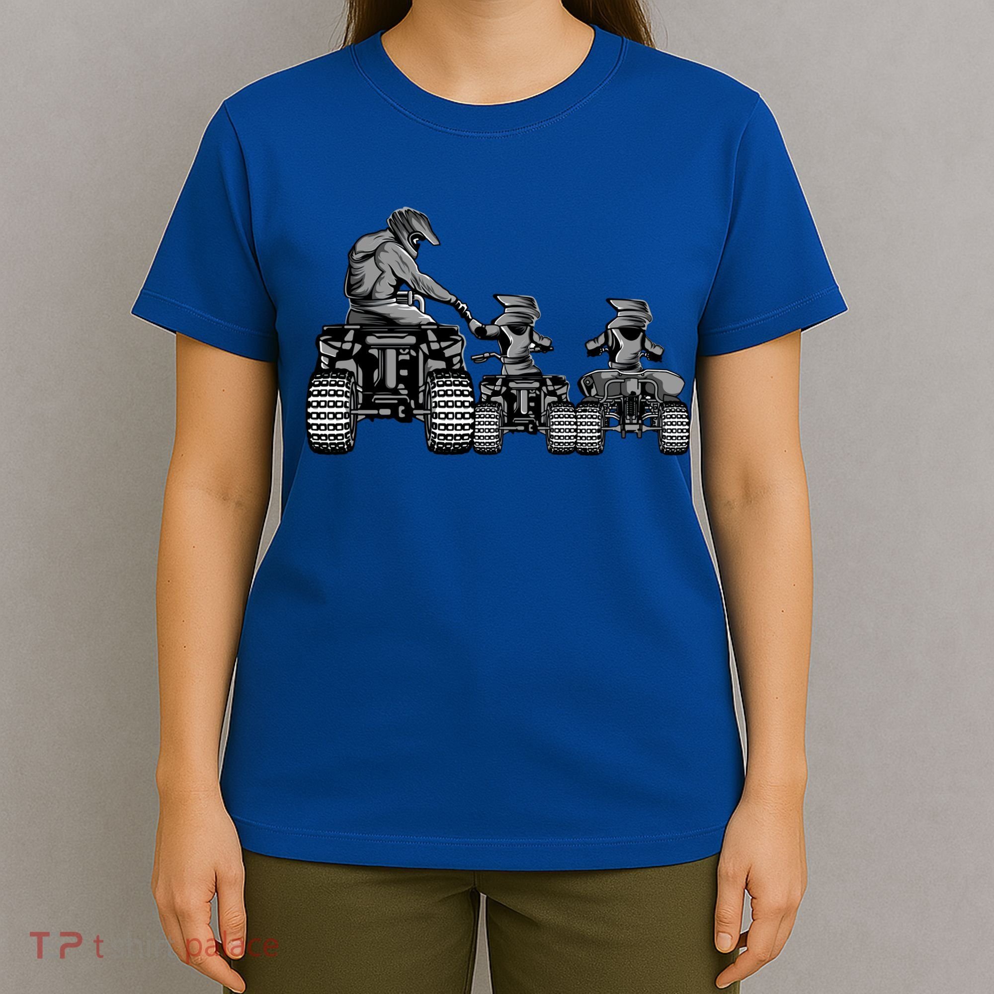 Quad Bike Father And Son Four Wheeler Atv Gift T-Shirt