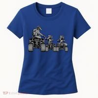 Quad Bike Father And Son Four Wheeler Atv Gift Women's T-Shirt thumb 0