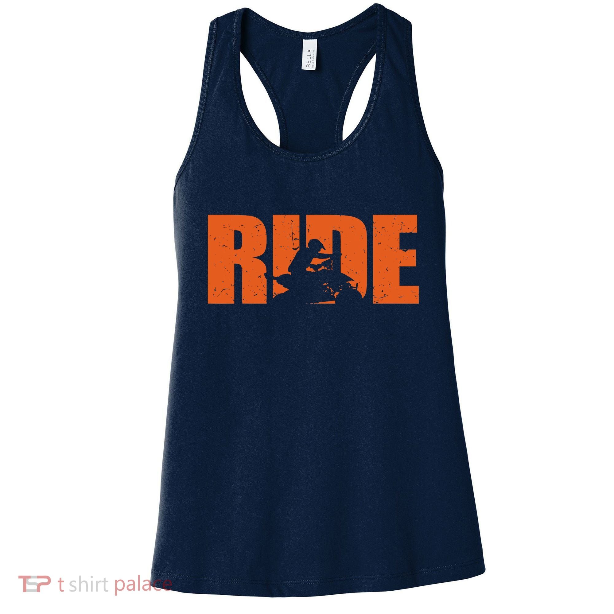 Quad Bike Funny Quad Biker RIDE Four Wheeler Quad ATV Women's Tank Top