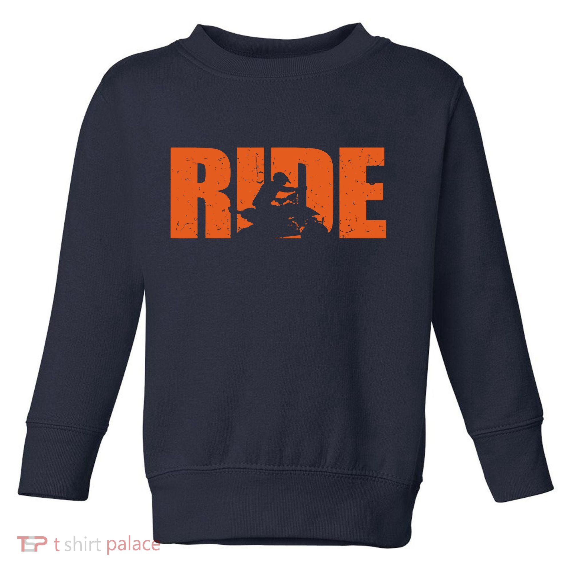 Quad Bike Funny Quad Biker RIDE Four Wheeler Quad ATV Toddler Sweatshirt