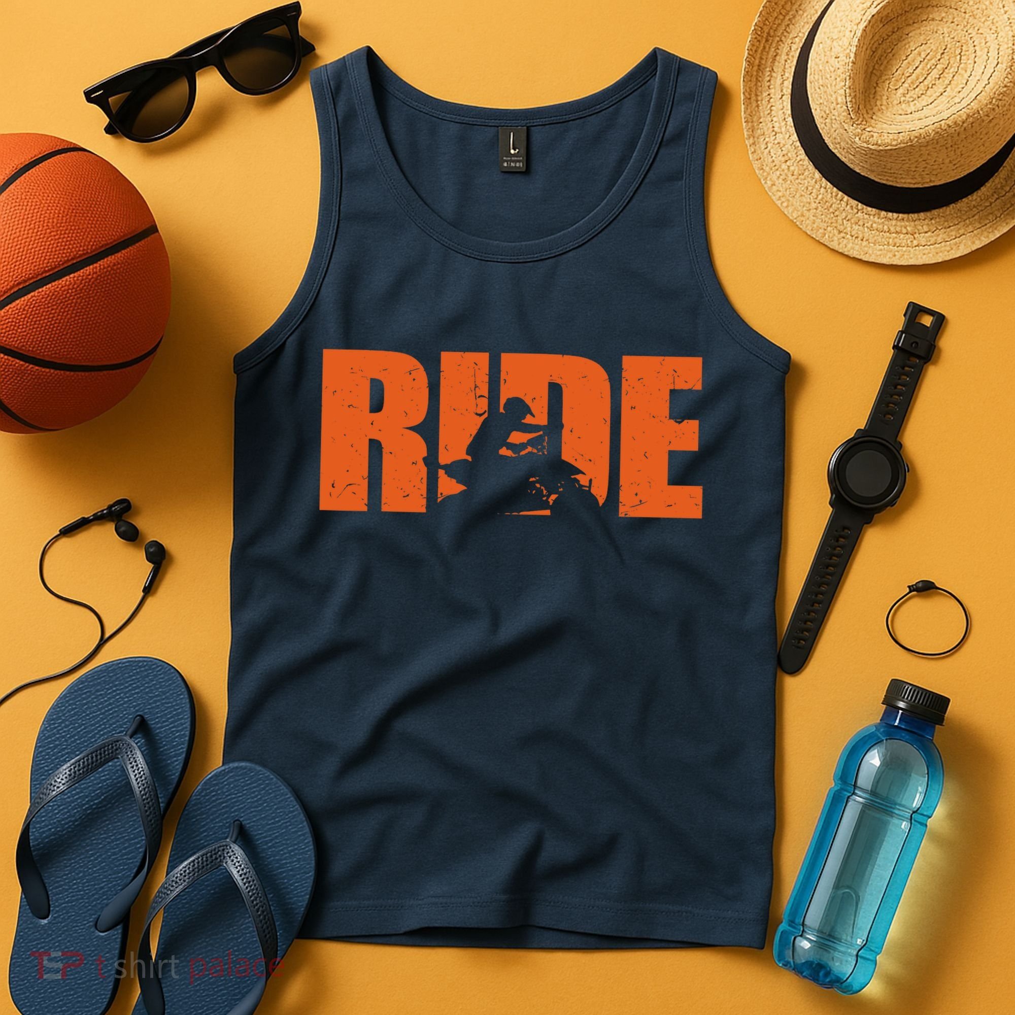 Quad Bike Funny Quad Biker RIDE Four Wheeler Quad ATV Tank Top