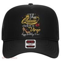 Queen Born In Virgo Funny Gift August September Birthday Great Gift Hat thumb 0