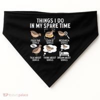 Quail Bird Lover Things I Do In My Spare Time Quail USA-Made Doggie Bandana thumb 0