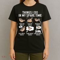 Quail Bird Lover Things I Do In My Spare Time Quail T-Shirt thumb 4
