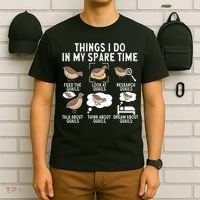 Quail Bird Lover Things I Do In My Spare Time Quail T-Shirt thumb 6
