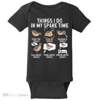 Quail Bird Lover Things I Do In My Spare Time Quail Baby Bodysuit thumb 0