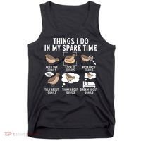 Quail Bird Lover Things I Do In My Spare Time Quail Tank Top thumb 0