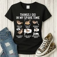 Quail Bird Lover Things I Do In My Spare Time Quail Women's T-Shirt thumb 3