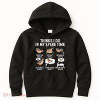 Quail Bird Lover Things I Do In My Spare Time Quail Kids Hoodie thumb 0