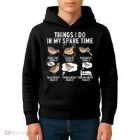 Quail Bird Lover Things I Do In My Spare Time Quail Kids Hoodie thumb 4