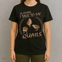 Quail Bird Lover Gift Just A  Who Loves Quails T-Shirt thumb 4