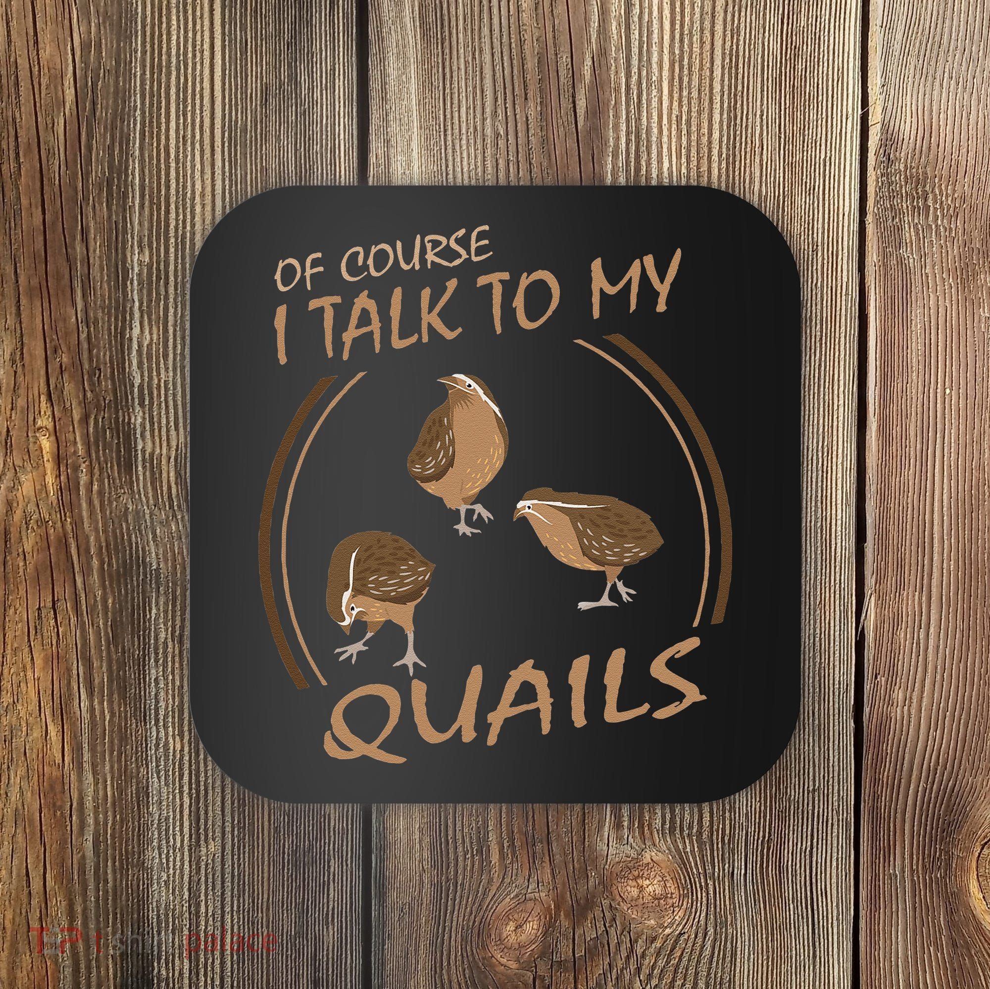 Quail Bird Lover Gift Just A  Who Loves Quails Coaster