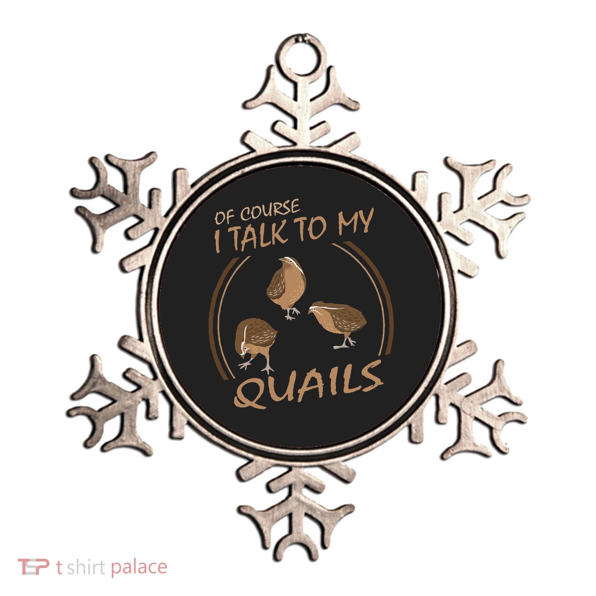 Quail Bird Lover Gift Just A  Who Loves Quails Ornament