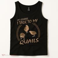 Quail Bird Lover Gift Just A  Who Loves Quails Tank Top thumb 2