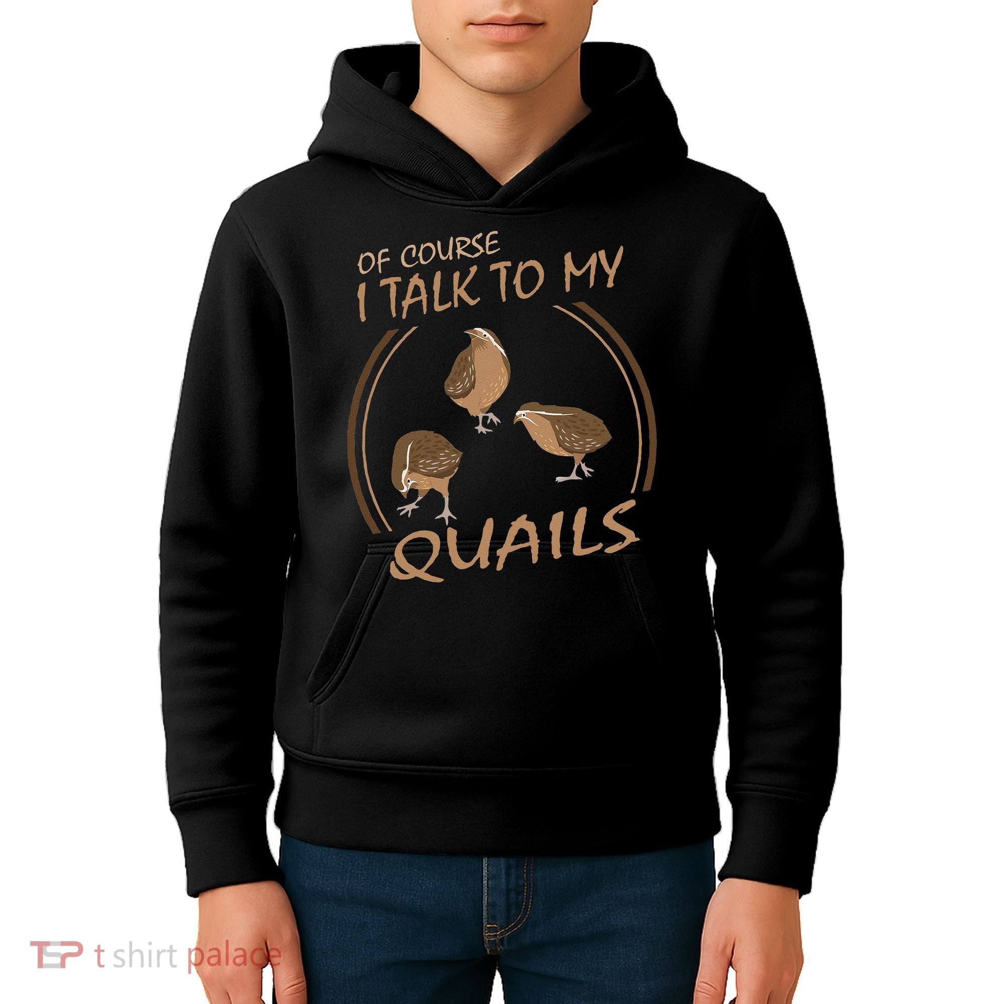 Quail Bird Lover Gift Just A  Who Loves Quails Kids Hoodie