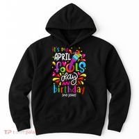 Queen Born On April 1st April Fools Day Birthday Hoodie thumb 0