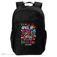 Queen Born On April 1st April Fools Day Birthday Backpack thumb 0