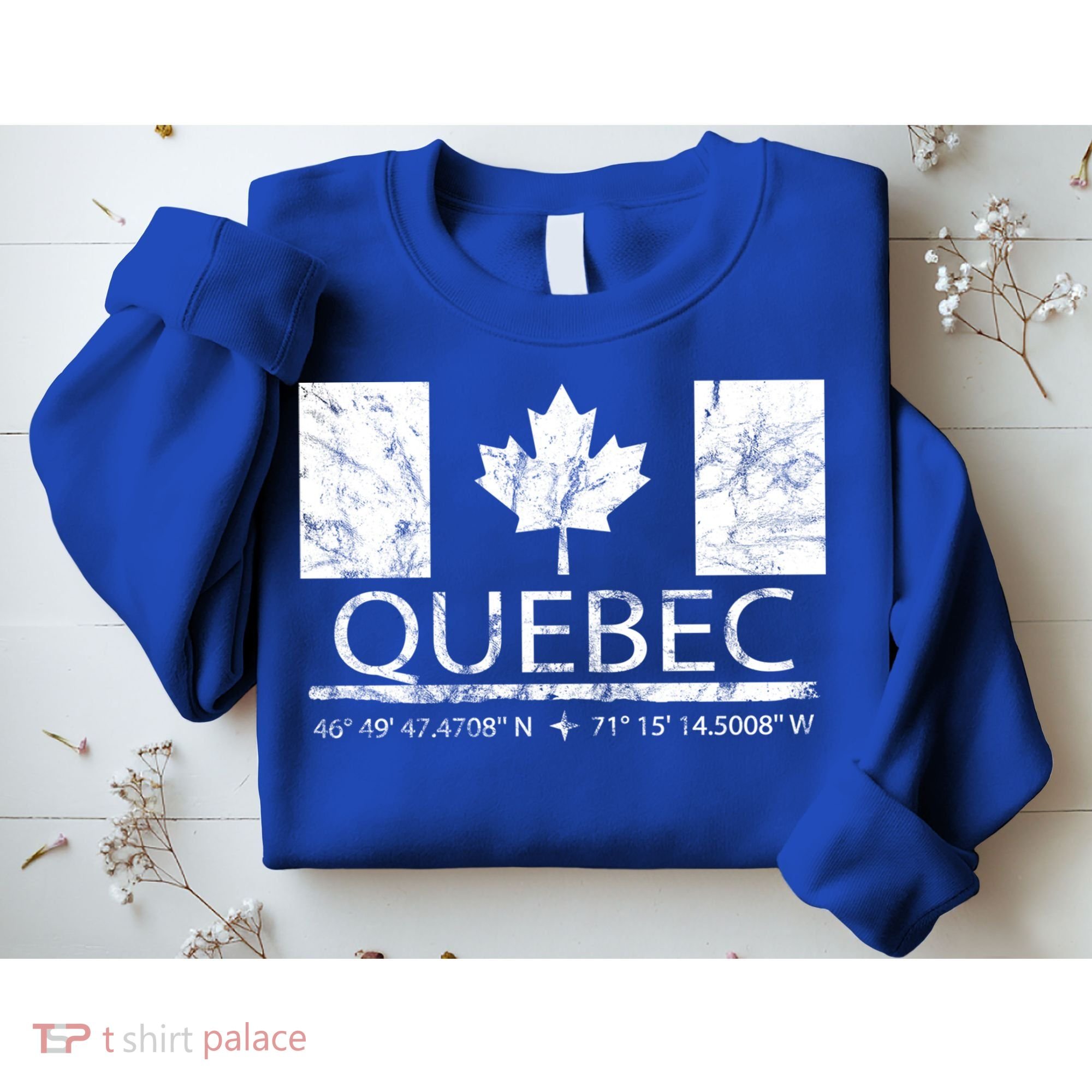 Quebec City Canadian Flag Travel To Quebec Meaningful Gift Sweatshirt