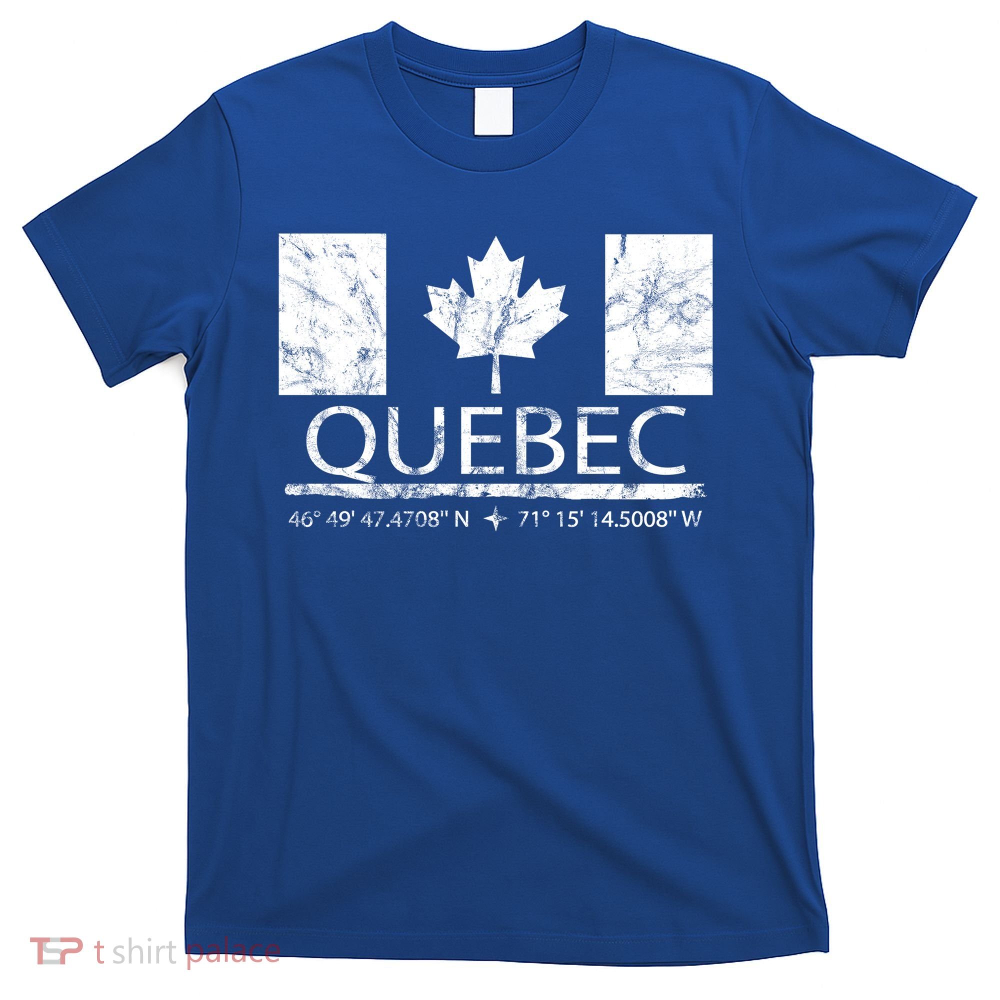 Quebec City Canadian Flag Travel To Quebec Meaningful Gift T-Shirt
