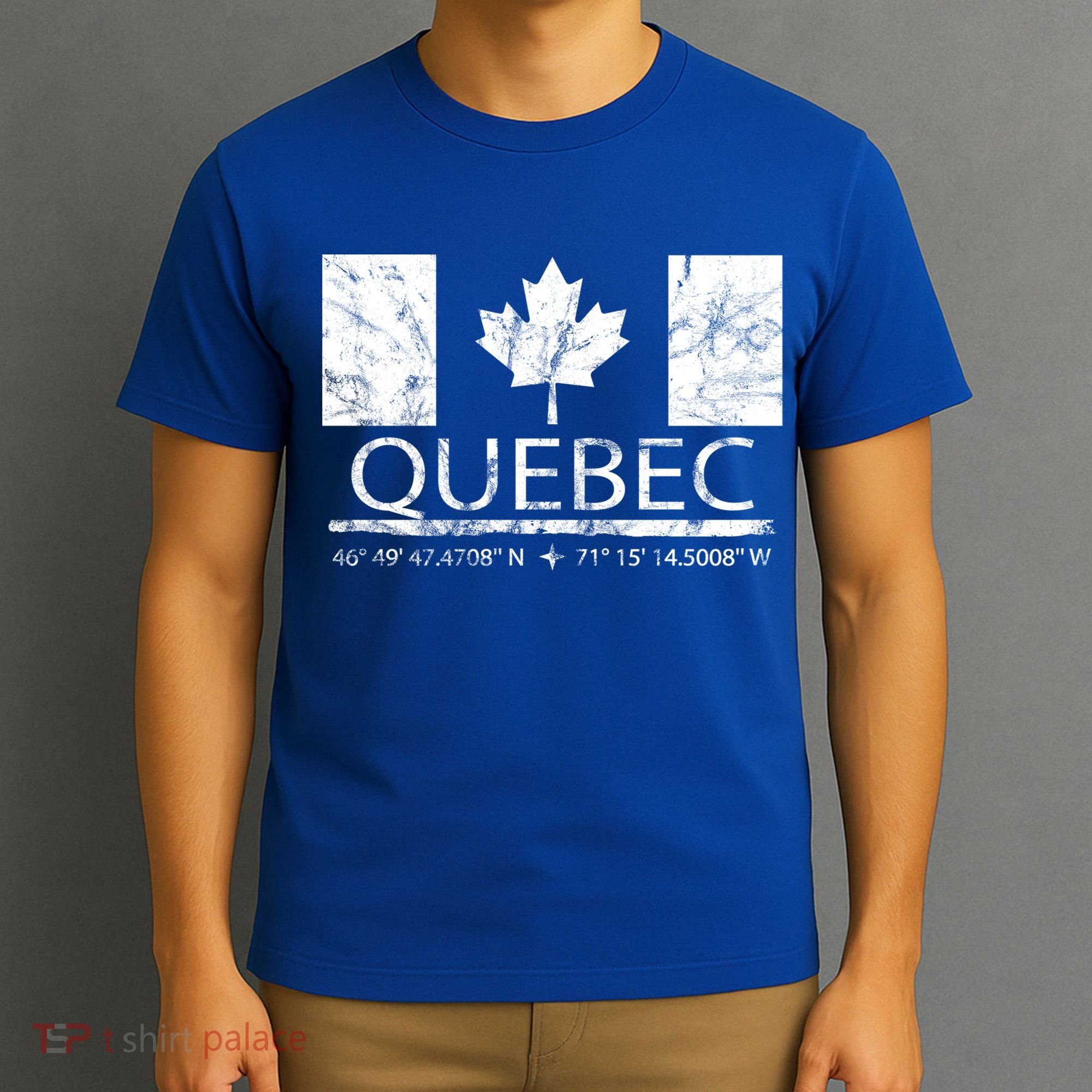 Quebec City Canadian Flag Travel To Quebec Meaningful Gift T-Shirt