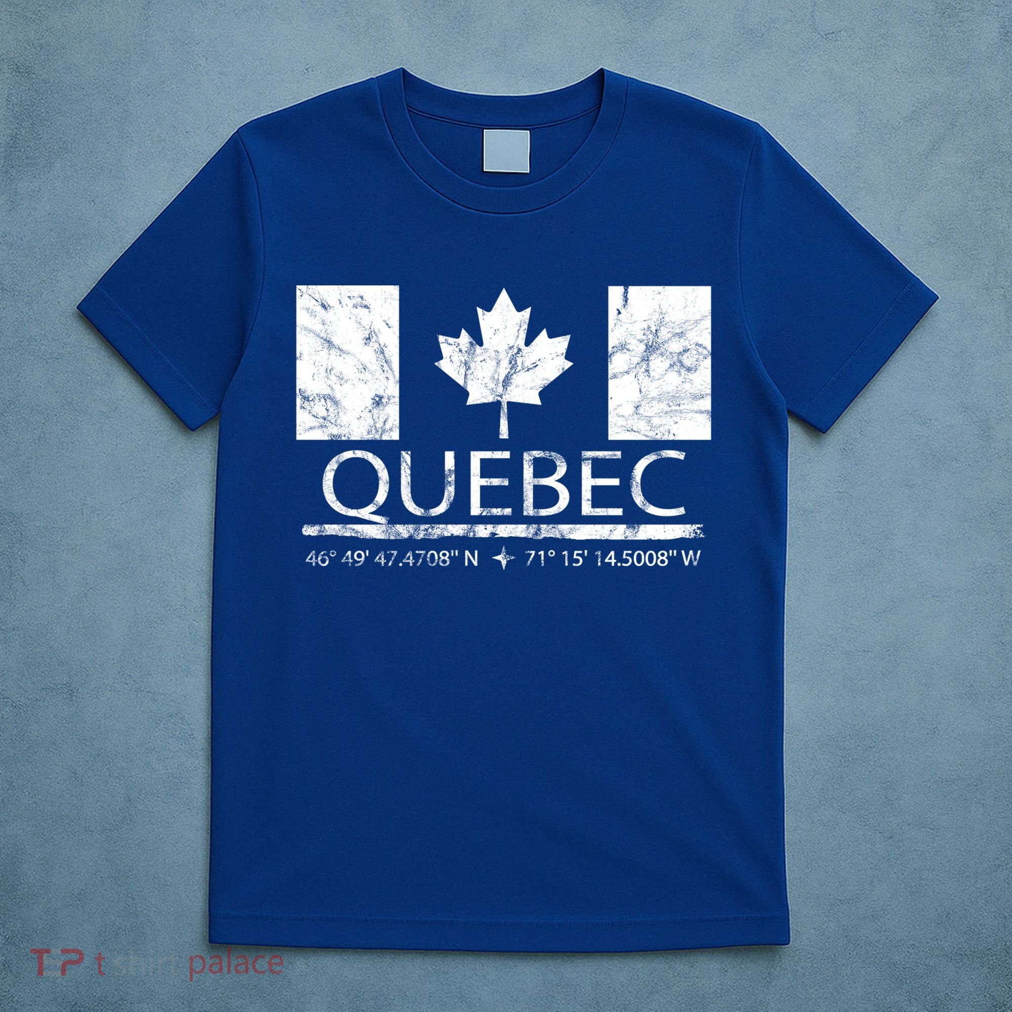 Quebec City Canadian Flag Travel To Quebec Meaningful Gift T-Shirt