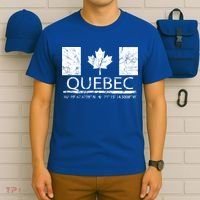 Quebec City Canadian Flag Travel To Quebec Meaningful Gift T-Shirt thumb 6