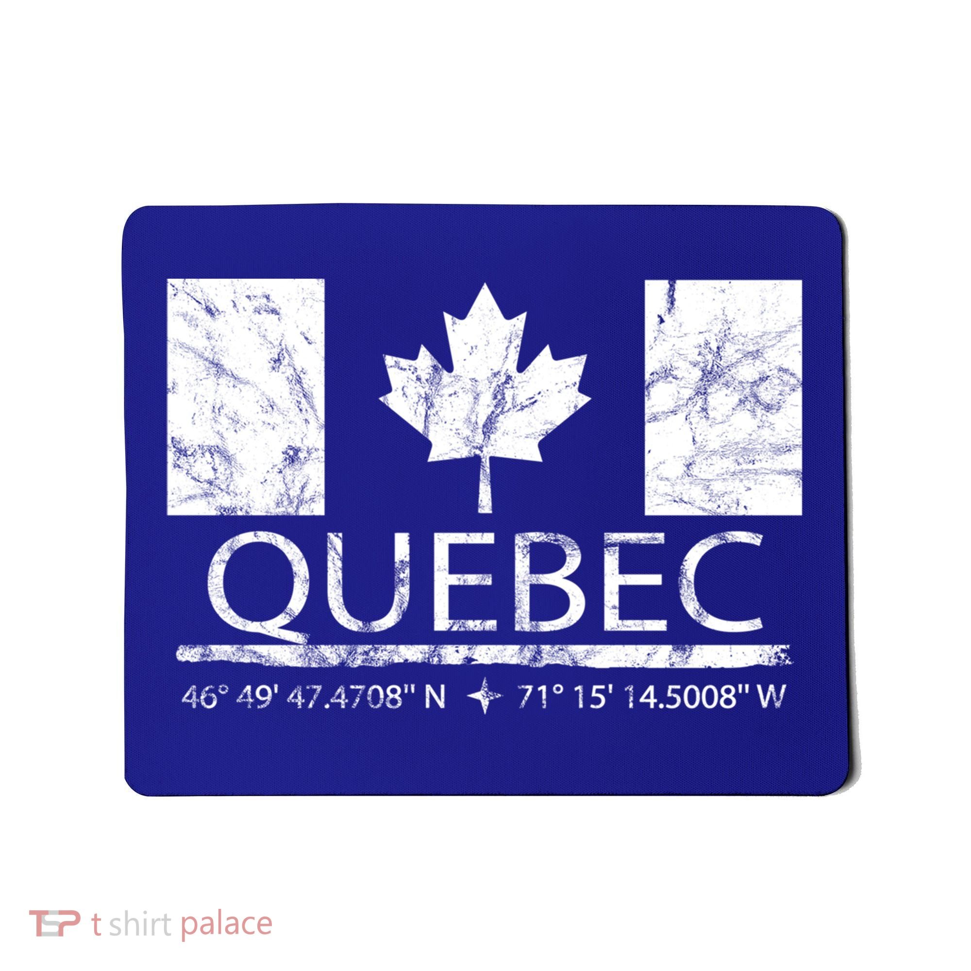 Quebec City Canadian Flag Travel To Quebec Meaningful Gift Mousepad