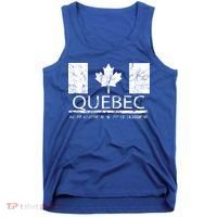 Quebec City Canadian Flag Travel To Quebec Meaningful Gift Tank Top thumb 0