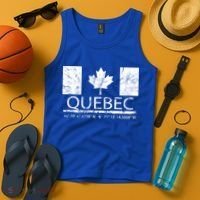 Quebec City Canadian Flag Travel To Quebec Meaningful Gift Tank Top thumb 4
