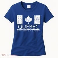 Quebec City Canadian Flag Travel To Quebec Meaningful Gift Women's T-Shirt thumb 0