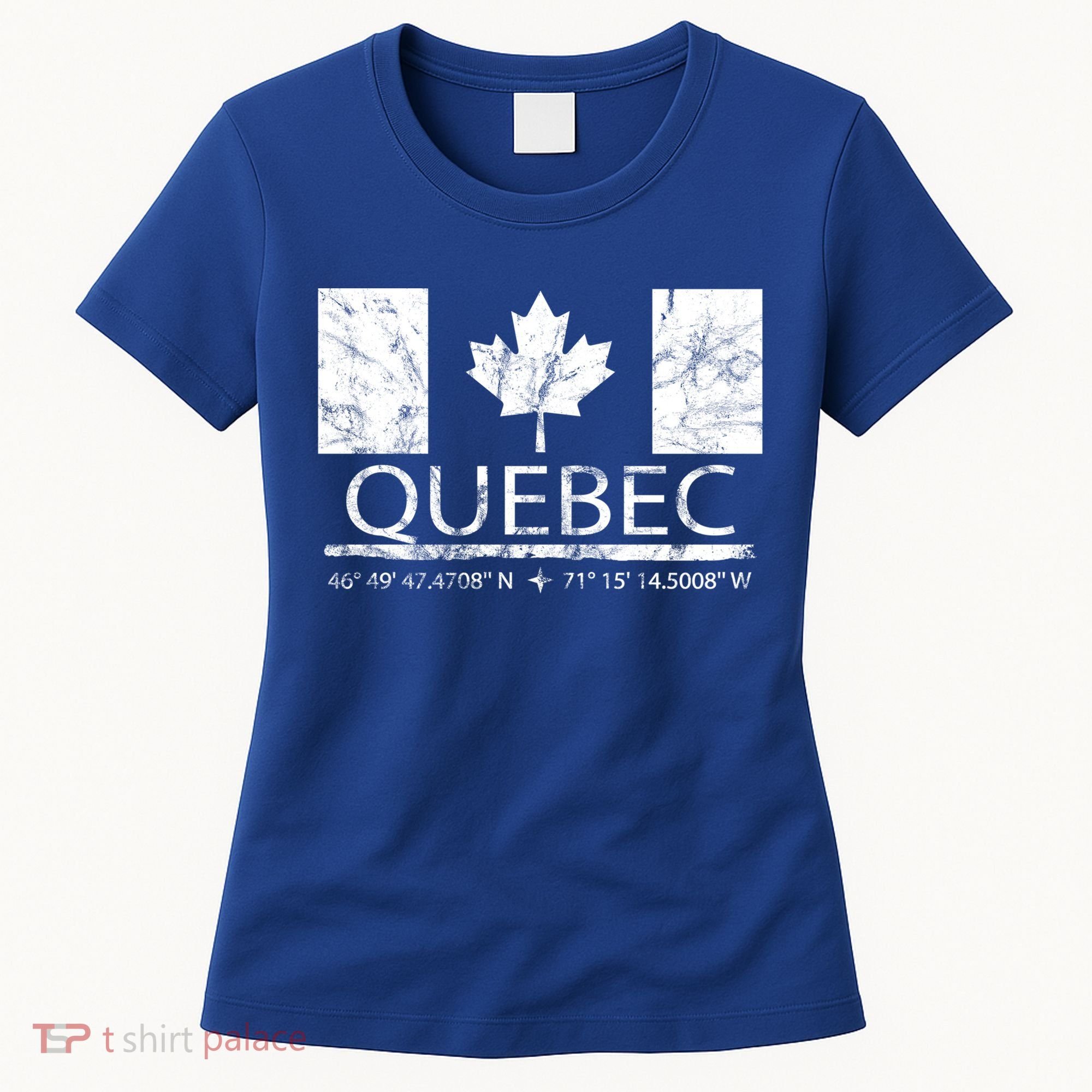 Quebec City Canadian Flag Travel To Quebec Meaningful Gift Women's T-Shirt