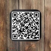 QR Code Fuck You You Fucking Fuck Scan Me Coaster thumb 0