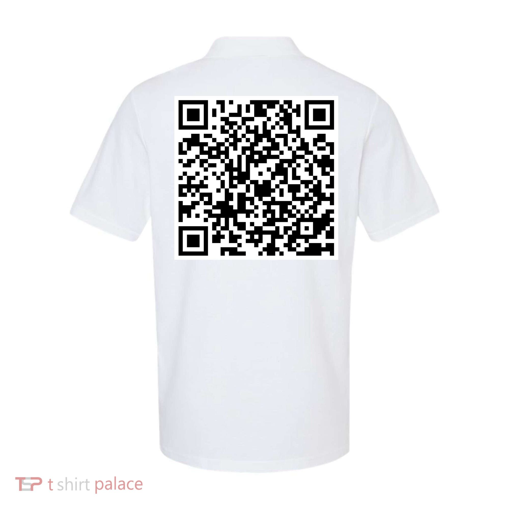QR Code Fuck You You Fucking Fuck Scan Me Polo