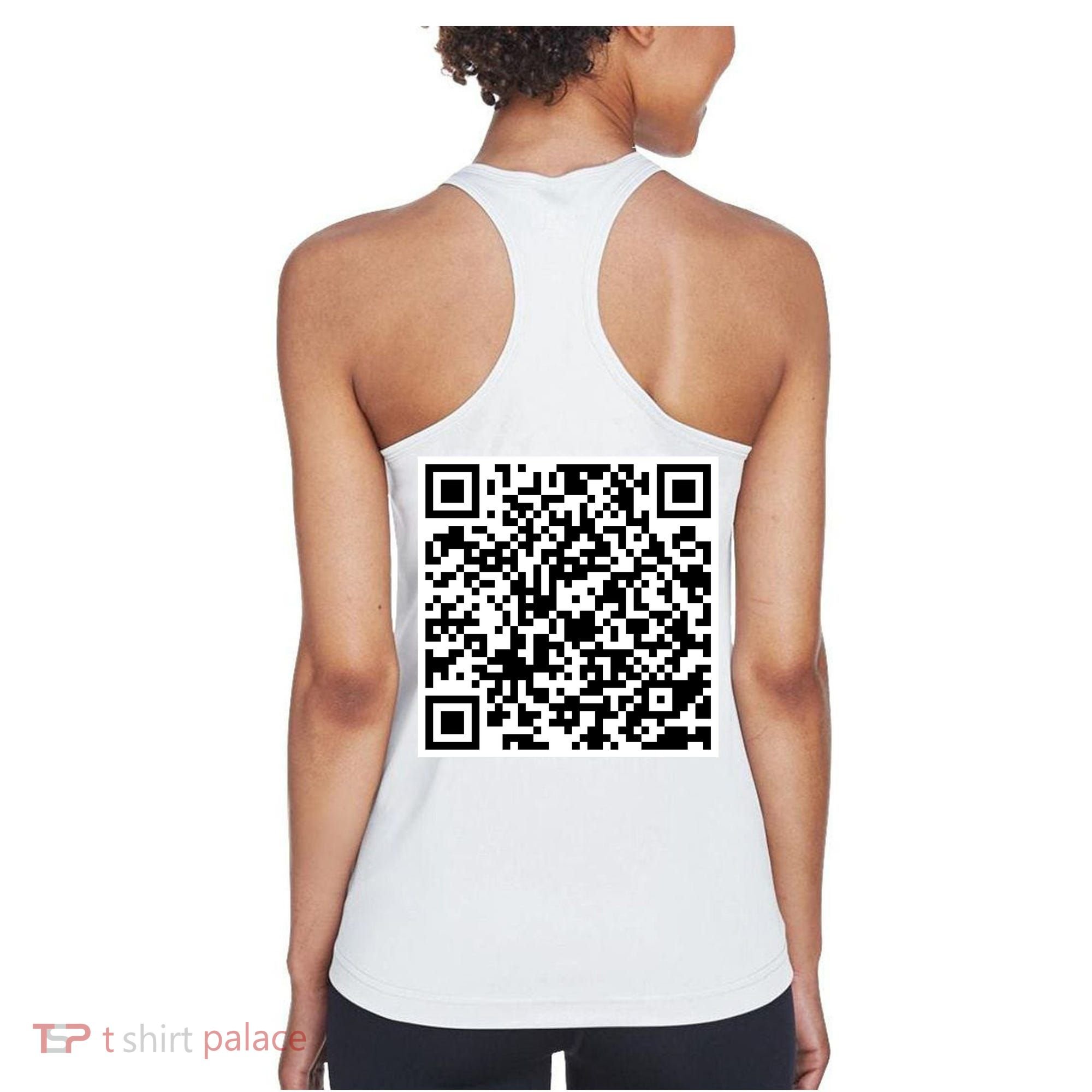 QR Code Fuck You You Fucking Fuck Scan Me Women's Tank Top