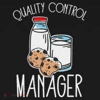 Quality Control Manager Food Safety Funny Milk And Cookie Women's Hoodie thumb 2