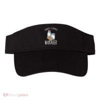 Quality Control Manager Food Safety Funny Milk And Cookie Visor thumb 0