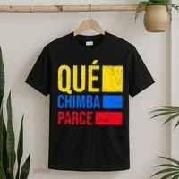 Qué Chimba Parce Colombia Flag Retro Vintage Colombian Slang T-Shirt thumb 2