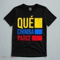 Qué Chimba Parce Colombia Flag Retro Vintage Colombian Slang T-Shirt thumb 5