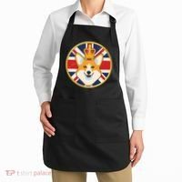 Queen Corgi Platinum Jubilee Emblem Apron thumb 2