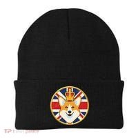 Queen Corgi Platinum Jubilee Emblem Beanie thumb 0