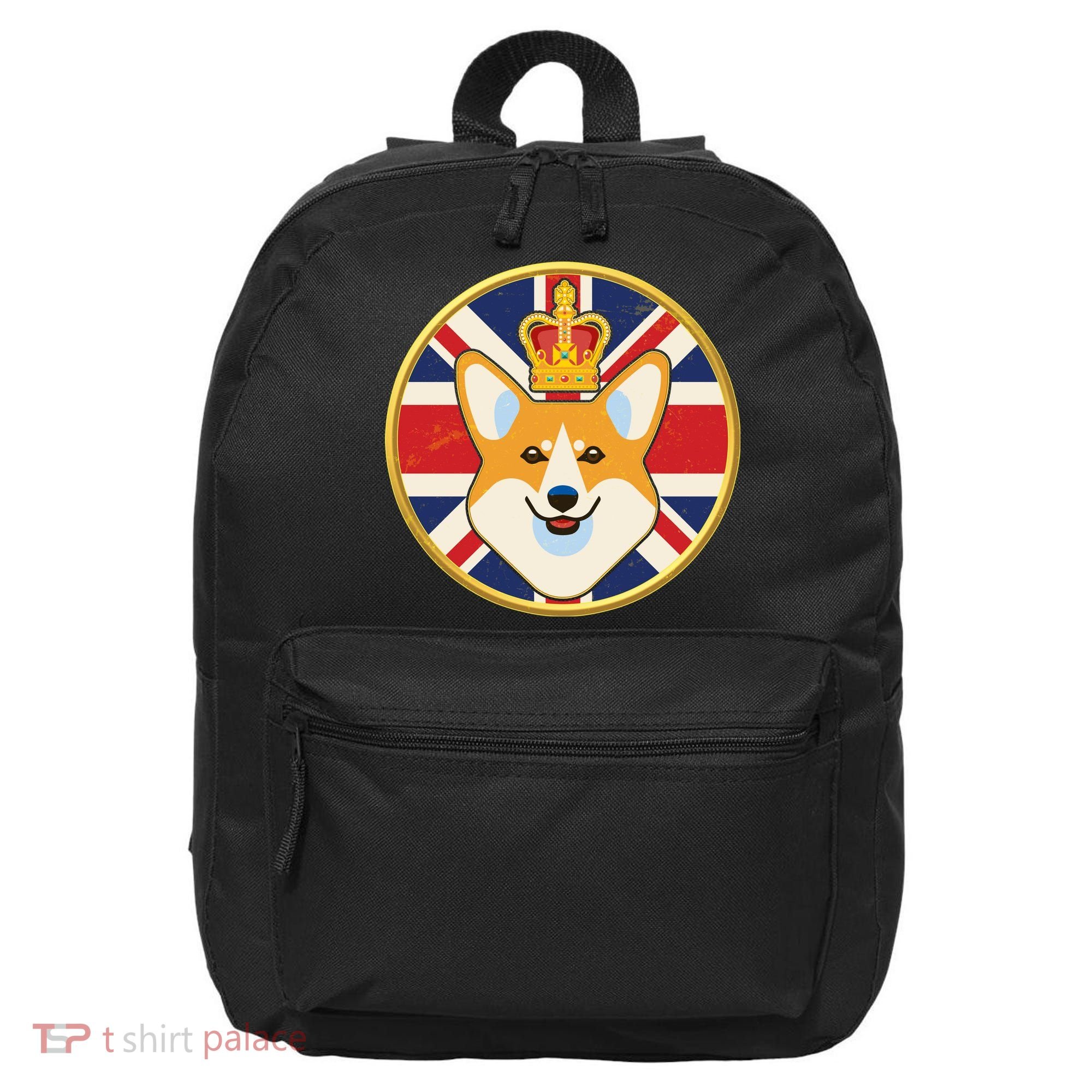 Queen Corgi Platinum Jubilee Emblem 16 in Basic Backpack