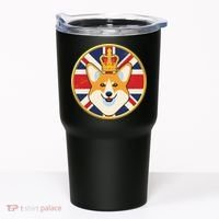 Queen Corgi Platinum Jubilee Emblem Tumbler thumb 0