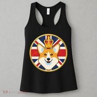 Queen Corgi Platinum Jubilee Emblem Women's Tank Top thumb 3