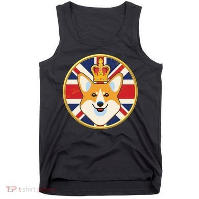 Queen Corgi Platinum Jubilee Emblem Tank Top