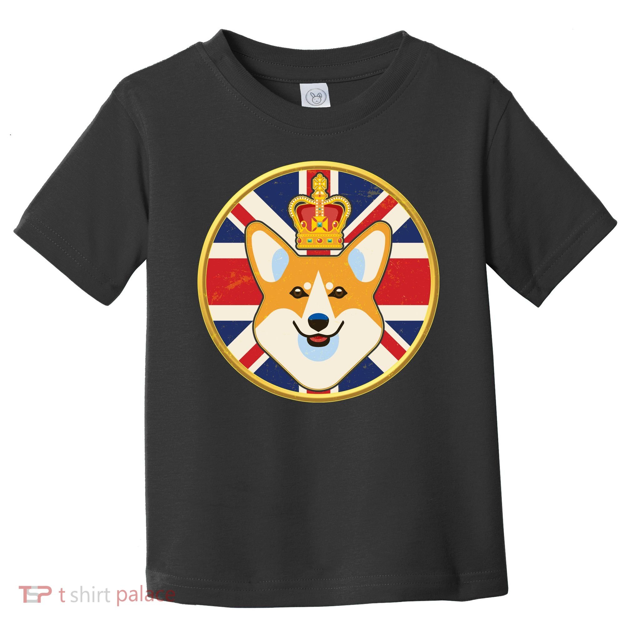 Queen Corgi Platinum Jubilee Emblem Toddler T-Shirt