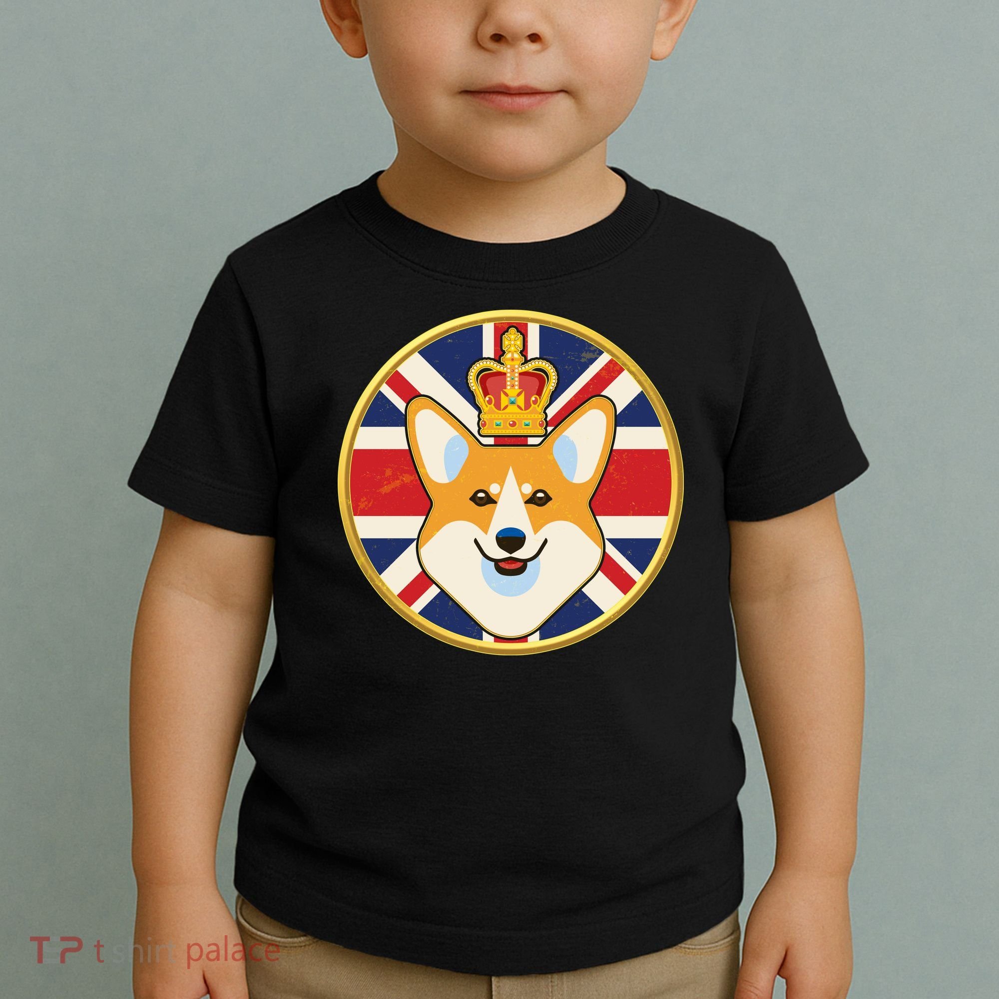 Queen Corgi Platinum Jubilee Emblem Toddler T-Shirt